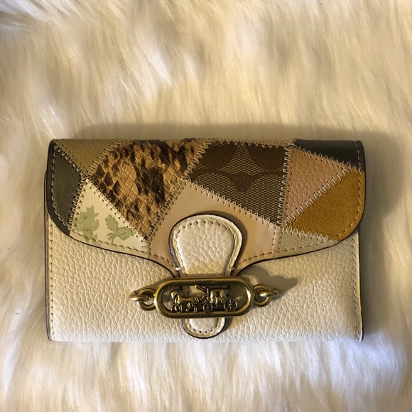 Jade Medium Envelope Wallet Patchwork - Picture 2 of 6